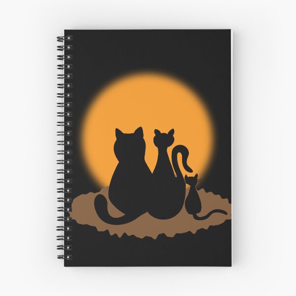 Artikelvorschau, Familie Katzen, die den Sonnenuntergang beobachten entworfen und verkauft von Ashlison.