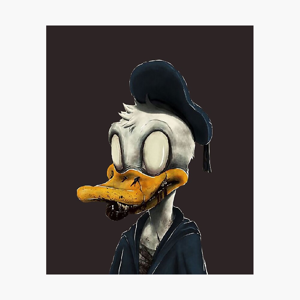 Donald Zombie Ente Poster Von Lucdom96 Redbubble