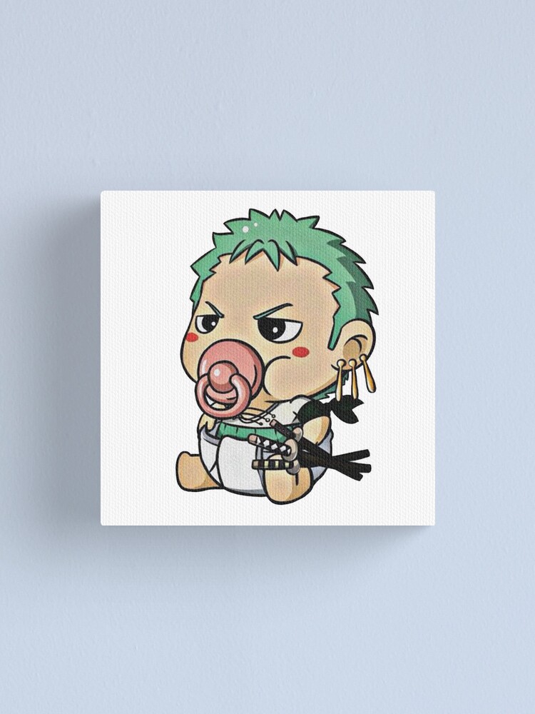 One Piece Zoro Logo' Baby Bib