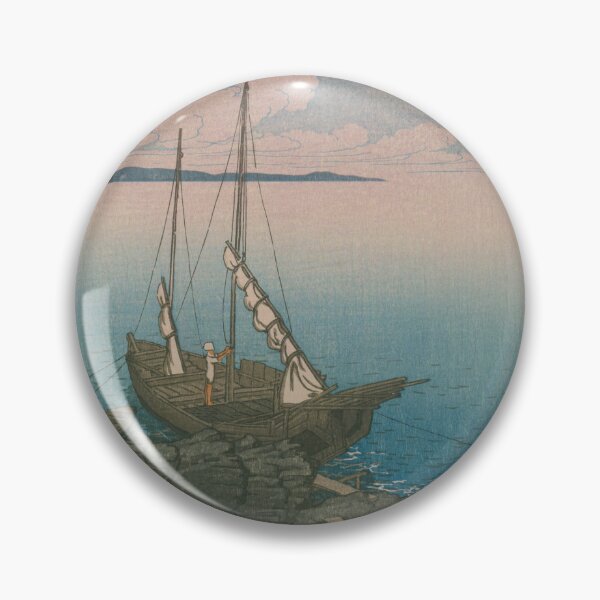 Item preview,  Kawase Hasui Boat Near Boshu designed and sold by TeeARTHY.