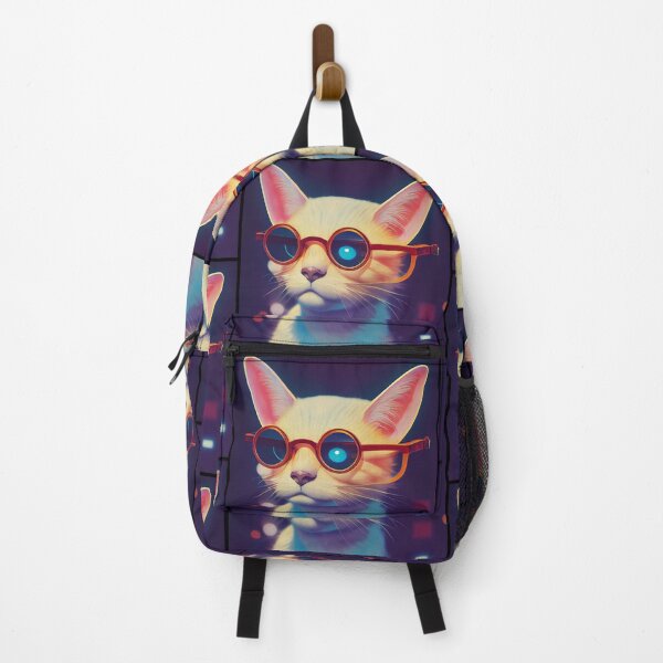 Item preview, Cat Face with Funny Glasses designed and sold by javamartini.