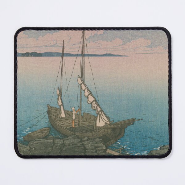 Item preview, Kawase Hasui Boat Near Boshu designed and sold by TeeARTHY.