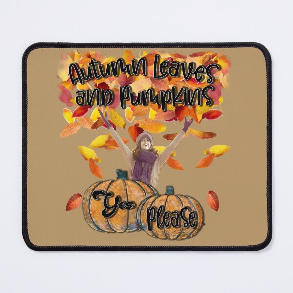 Item preview, Autumn Leaves and Pumpkins, Yes Please! designed and sold by JennBBDesigns.