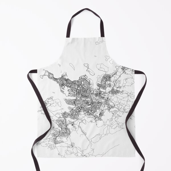 Item preview, Reykjavik White Map designed and sold by multiplicitymap.