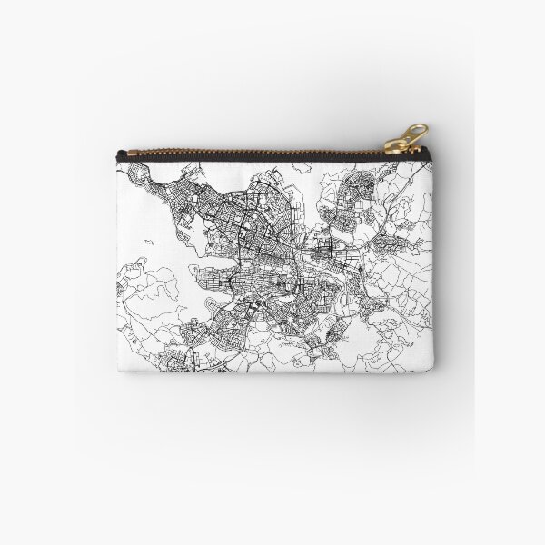 Item preview, Reykjavik White Map designed and sold by multiplicitymap.