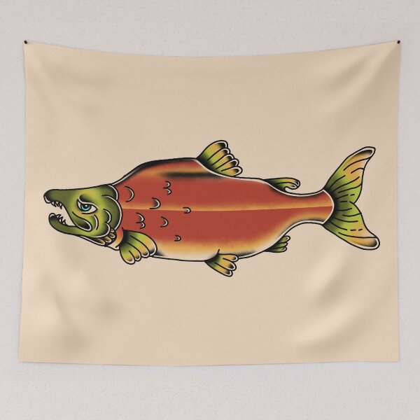 Item preview, American Traditional Salmon designed and sold by marenara.