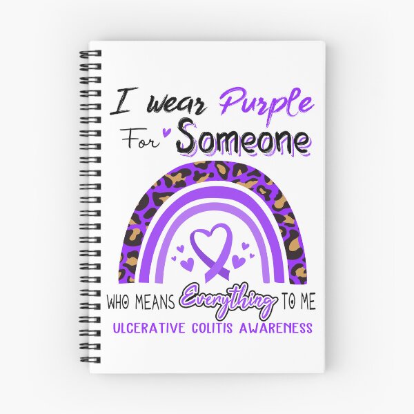 Item preview, Ulcerative Colitis Awareness I Wear Purple for Someone Who Means Everything To Me designed and sold by GennieShop.