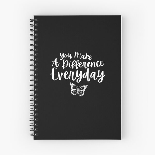 Item preview, You Make A Difference Everyday Motivation quotes designed and sold by MouDantArts.