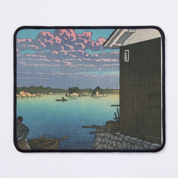 Item preview, Kawase Hasui  HIZEN YOBUKO MORNING (1948) designed and sold by TeeARTHY.