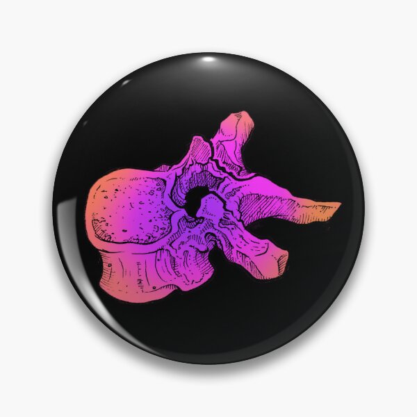 Item preview, Vertebra - Neon Pink designed and sold by Anachronatomy.