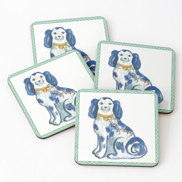Item preview, Chinoiserie Staffordshire white and blue designed and sold by Yunihadi.