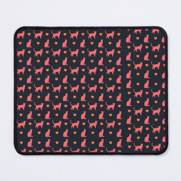 Item preview, Cute cat walk stand heart pattern designed and sold by ClawverCat.