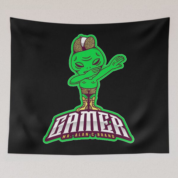 Item preview, Alien Dabbing Gamer Video Games Classic   designed and sold by JohnWalker6.