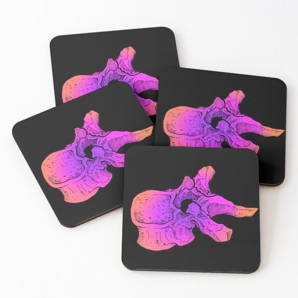 Item preview, Vertebra - Neon Pink designed and sold by Anachronatomy.
