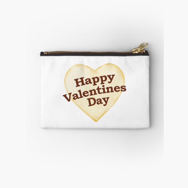 Item preview, Heart Shaped Happy Valentine Day Text Design designed and sold by DFLC Prints.