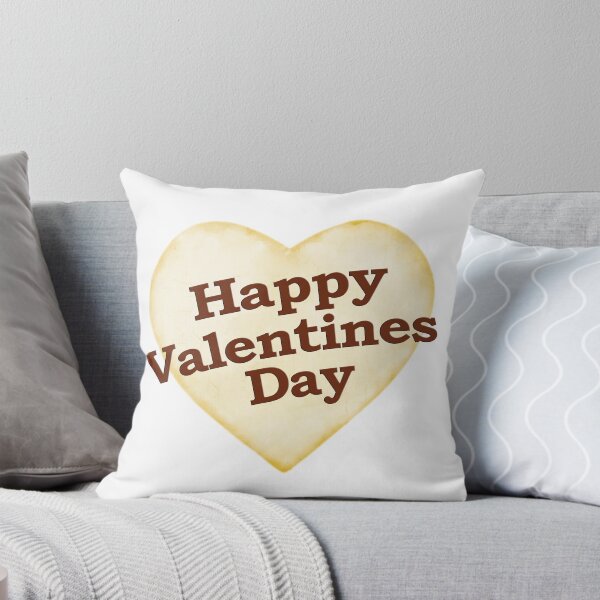 Item preview, Heart Shaped Happy Valentine Day Text Design designed and sold by DFLC Prints.