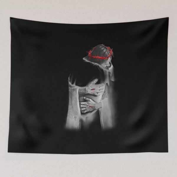 Item preview, Jesus Hugging Me Amp Jesus Embracing Me God Hug Christian  designed and sold by EdwardBurns7.