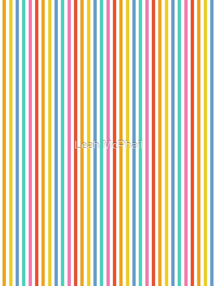 Party Stripe Pattern by LeahMcPhail