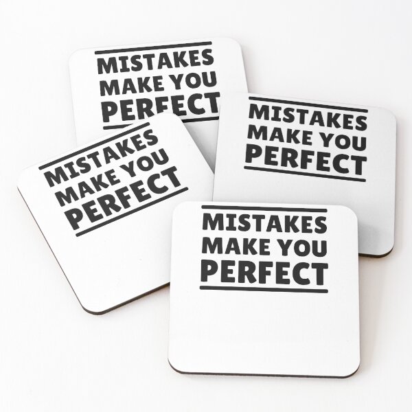 Item preview, Mistakes Make You Perfect inspirational saying designed and sold by MouDantArts.
