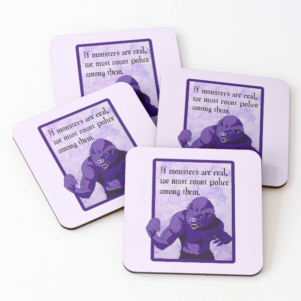 Item preview, If monsters are real we must count police among them designed and sold by Planetary-Disco.