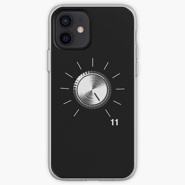 These Go To Eleven - Volume Knob - Guitar print iPhone Soft Case