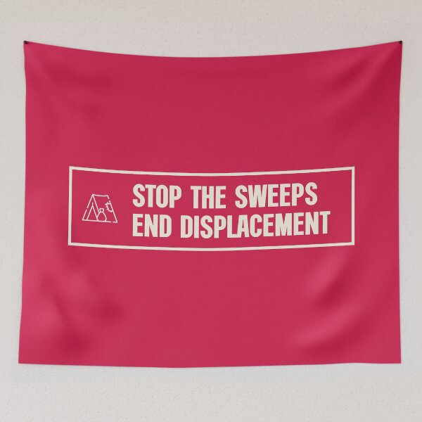 Item preview, Stop The Sweeps - End Displacement - Homeless designed and sold by Picket Club.