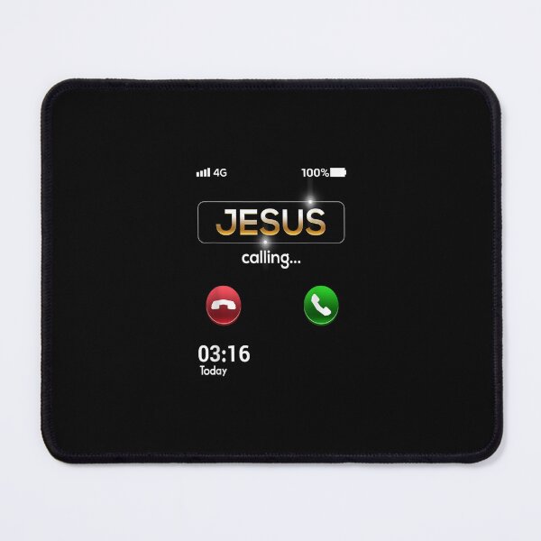 Item preview, Jesus Is Calling Funny Cell Phone Call Jesus Christian designed and sold by EdwardBurns7.