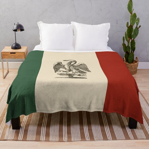 Mexican Flag Fleece Blanket