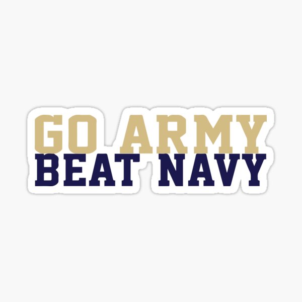 Go Army Beat Navy Sticker
