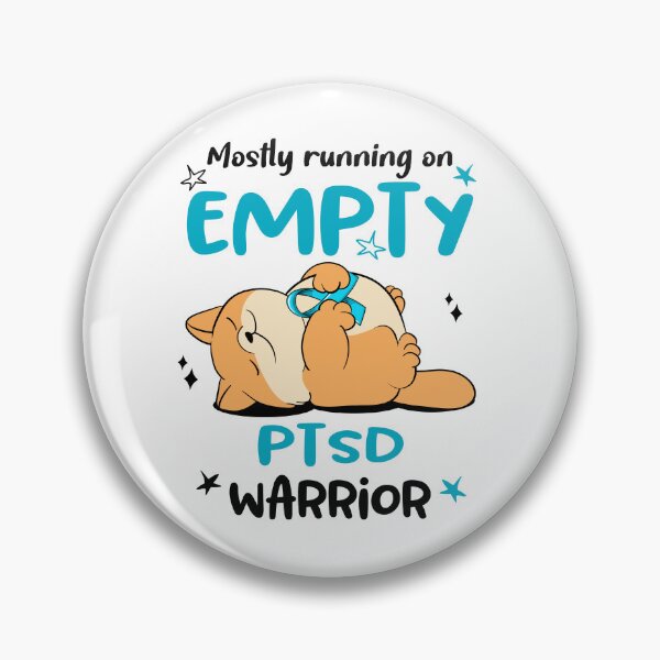 Item preview, Mostly running on Empty PTSD Warrior designed and sold by ElizabethS809.