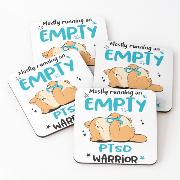 Item preview, Mostly running on Empty PTSD Warrior designed and sold by ElizabethS809.