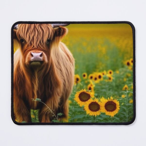 Item preview, Highland Cow in the Sunflowers designed and sold by Ashley Gagnon.