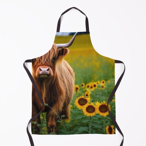 Item preview, Highland Cow in the Sunflowers designed and sold by Ashley Gagnon.