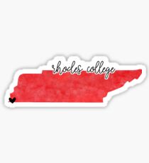 Rhodes College Sticker