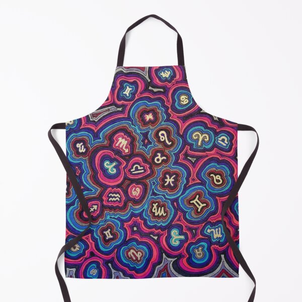 Item preview, Zen Doodle Astrology Pink Night designed and sold by Sarah Kurdila.