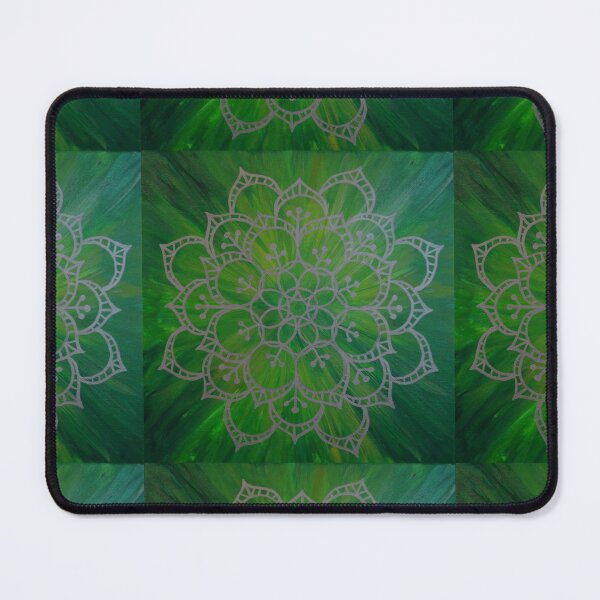 Item preview, HEALING MANDALA ~ SACRED GEOMETRY FOR THE SOUL ~ GREEN designed and sold by Ann Chatfield.