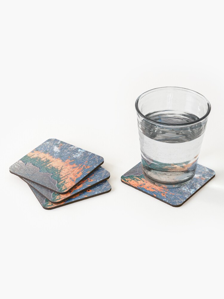 Alternate view of Layered Art Photography Coasters (Set of 4)