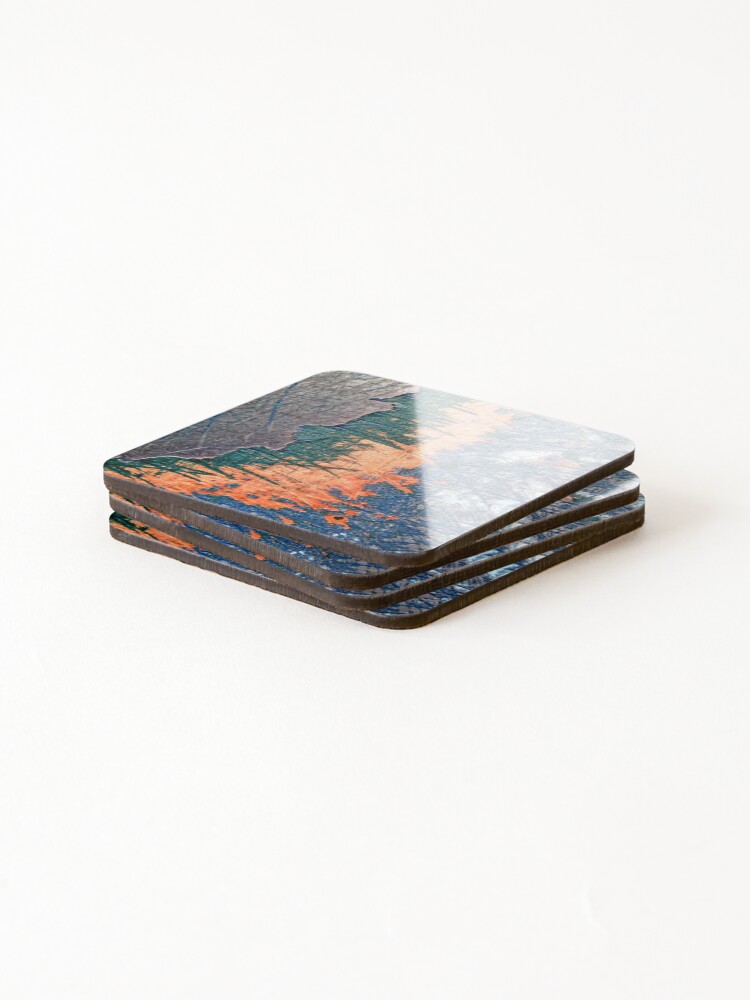 Alternate view of Layered Art Photography Coasters (Set of 4)