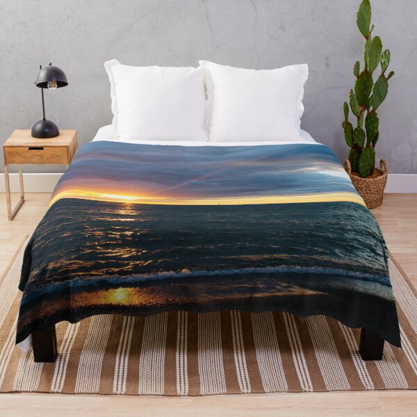 Item preview, Sunset Light Rays Over Water designed and sold by RoseyElisabeth.
