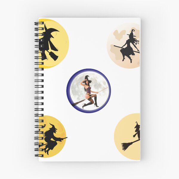 Item preview, Witch On A Broom Sticker Pack| Great Halloween Decorations for witch and broomstick lovers designed and sold by House-Of-Pinto.