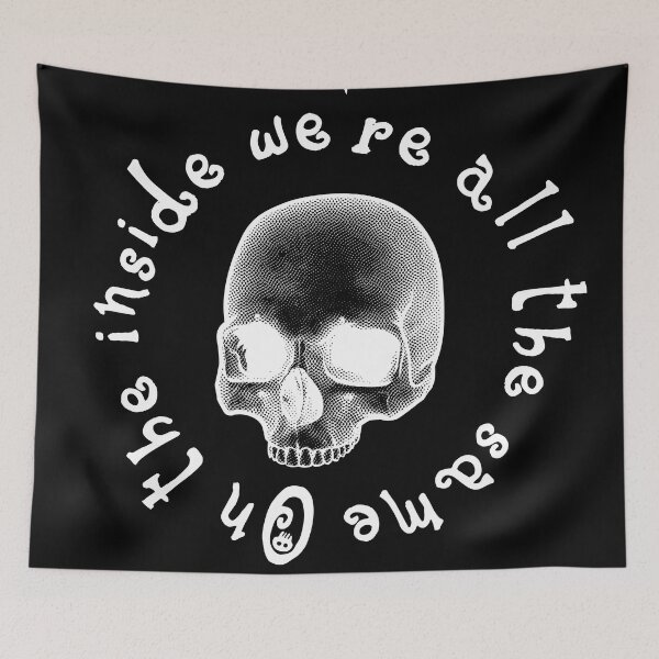 Item preview, On the inside we are all the same - White Skull designed and sold by SalxSal.