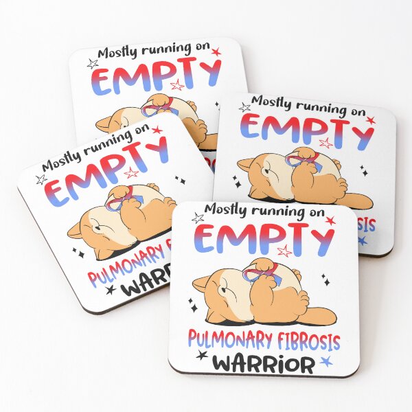 Item preview, Mostly running on Empty Pulmonary Fibrosis Warrior designed and sold by ElizabethS809.