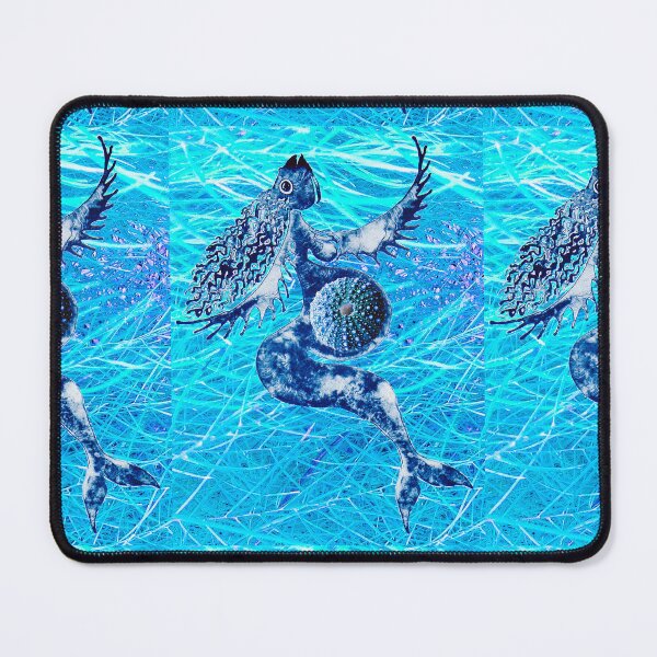 Item preview, Blue Wattle Mermaid designed and sold by Anne-Maree Hunter.