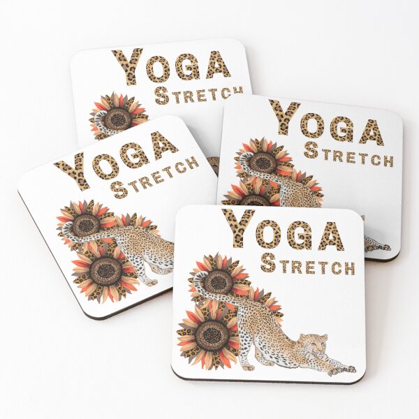 Item preview, Yoga Leopard Stretch designed and sold by Tracey  Bartlett.