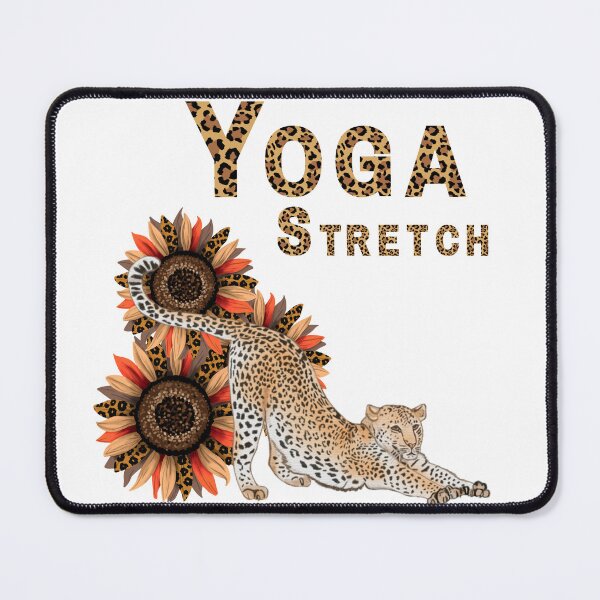 Item preview, Yoga Leopard Stretch designed and sold by Tracey  Bartlett.