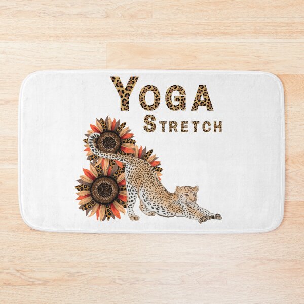 Item preview, Yoga Leopard Stretch designed and sold by Tracey  Bartlett.