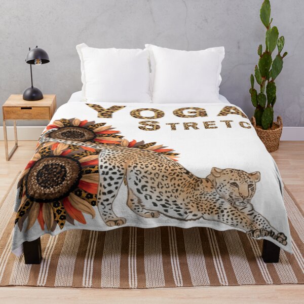 Item preview, Yoga Leopard Stretch designed and sold by Tracey  Bartlett.