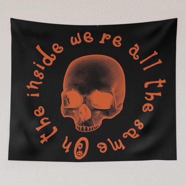 Item preview, On the inside we are all the same - Orange Skull designed and sold by SalxSal.