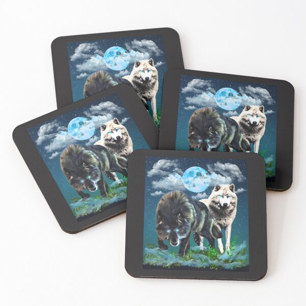 Item preview, Wolf Moon Night designed and sold by Tripp Art Studio.