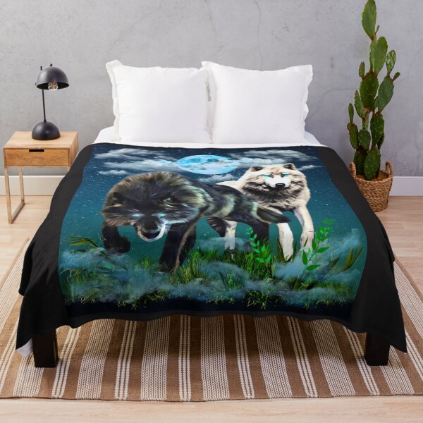 Item preview, Wolf Moon Night designed and sold by Tripp Art Studio.